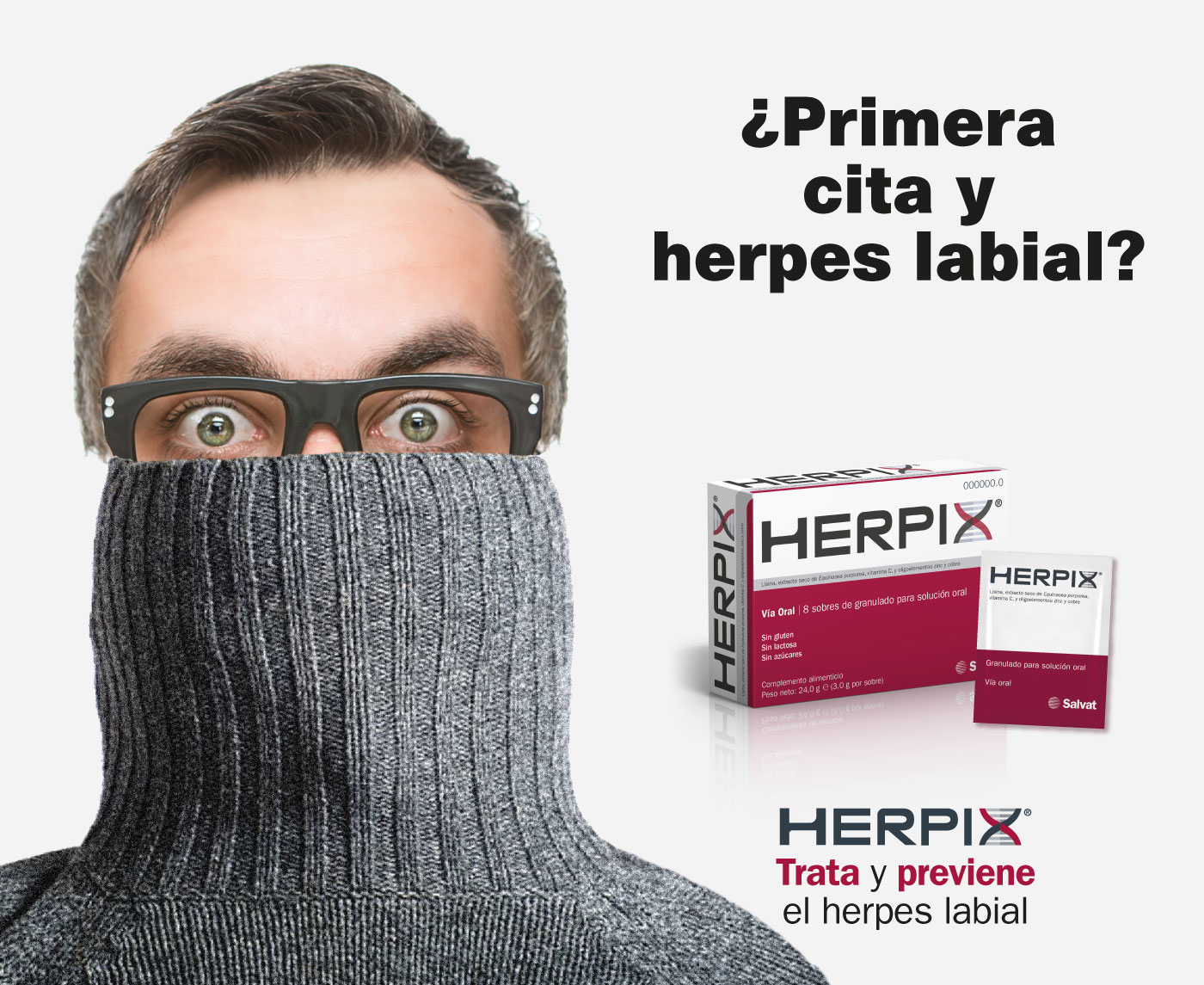 Creatividad herpes labial