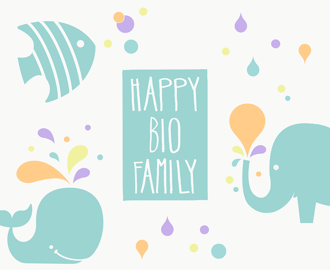 Logotipo productos higiene familiar Happy Bio Family