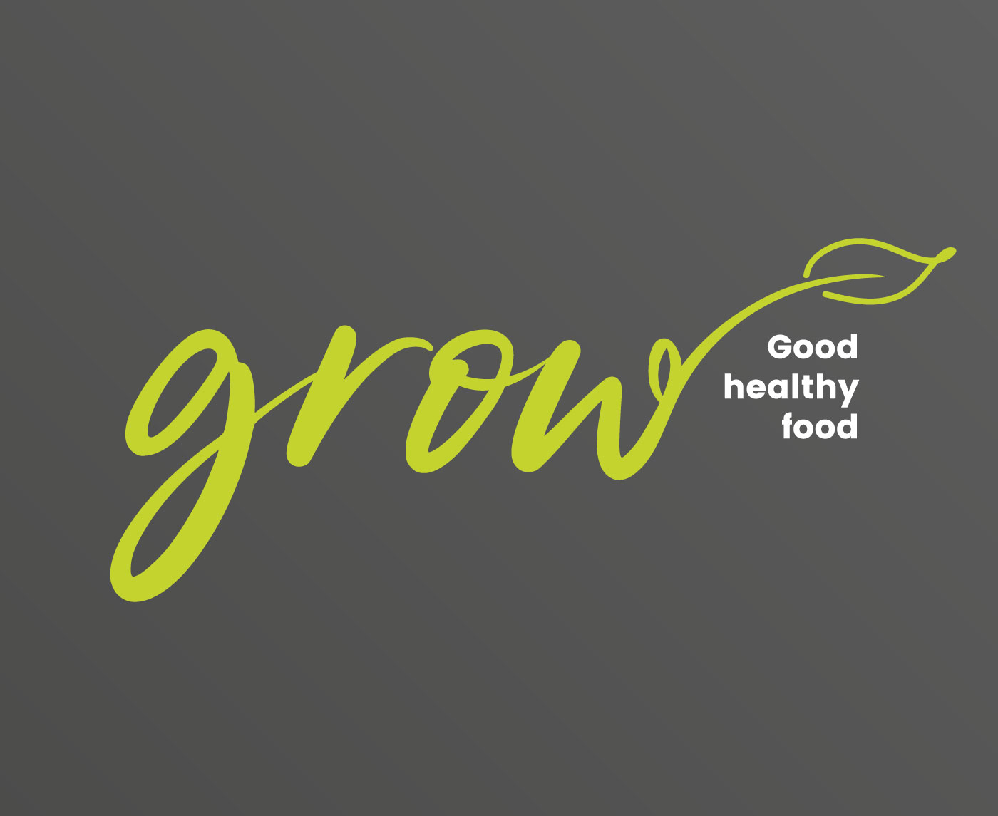 logotipo take away vegano GROW